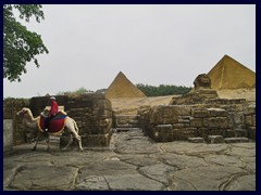 The Sphinx and Pyramids of Giza, Egypt, Windows of the World.